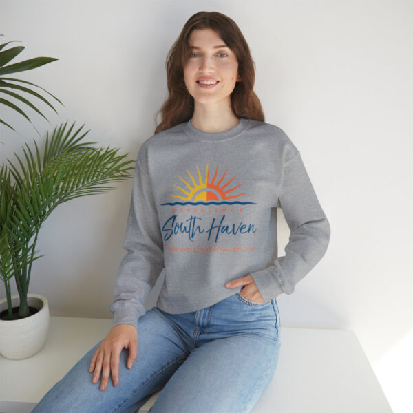 Experience South Haven - Unisex Heavy Blend™ Crewneck Sweatshirt - Image 35