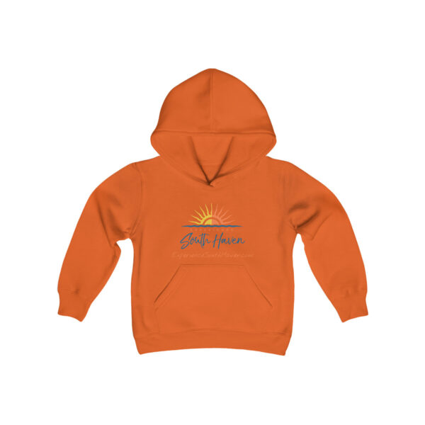 Experience South Haven - Youth Heavy Blend Hooded Sweatshirt - Image 11