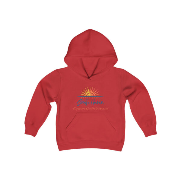 Experience South Haven - Youth Heavy Blend Hooded Sweatshirt - Image 31