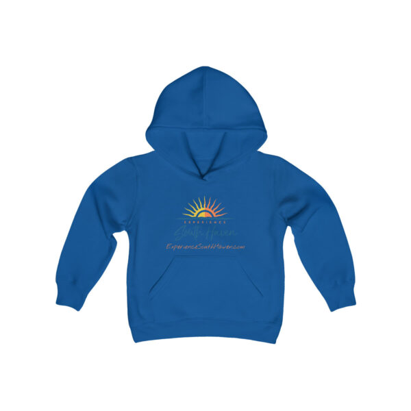 Experience South Haven - Youth Heavy Blend Hooded Sweatshirt - Image 23