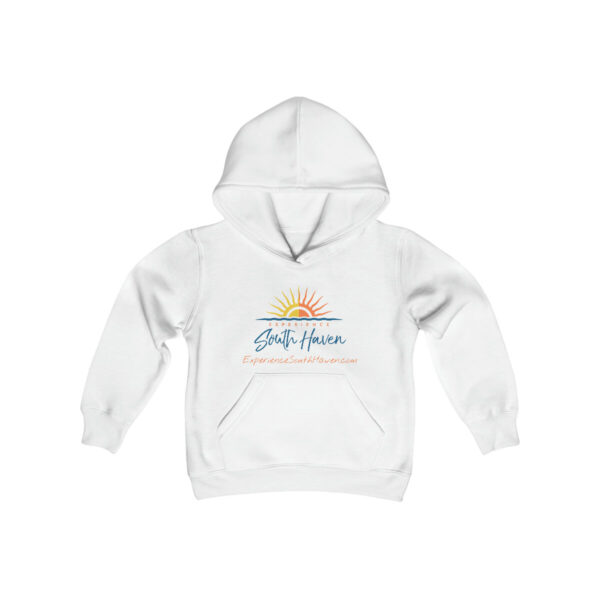 Experience South Haven - Youth Heavy Blend Hooded Sweatshirt - Image 3