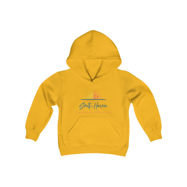 Experience South Haven - Youth Heavy Blend Hooded Sweatshirt - Image 9