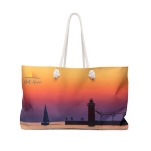 Experience South Haven Orange & Purple- Weekender Bag
