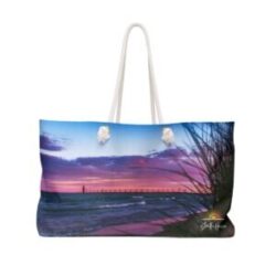 Purple Weekender Bag