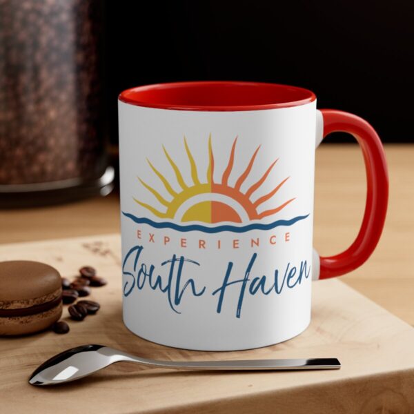 Experience South Haven - Accent Coffee Mug, 11oz - Image 4