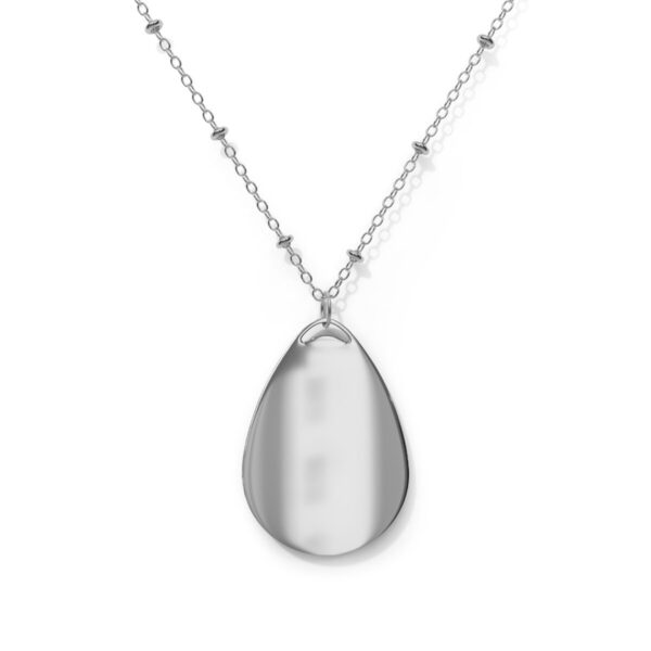 Purple South Haven Lighthouse - Oval Necklace - Image 2