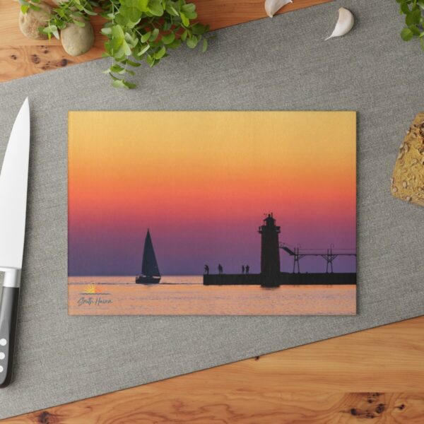 Experience South Haven - Glass Cutting Board - Image 10