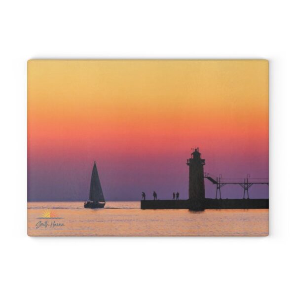 Experience South Haven - Glass Cutting Board - Image 2