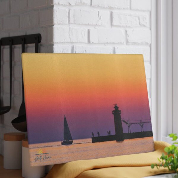 Experience South Haven - Glass Cutting Board - Image 5