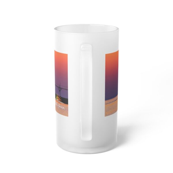 Experience South Haven - Frosted Glass Beer Mug - Image 3