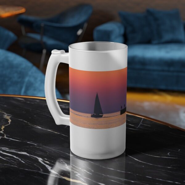 Experience South Haven - Frosted Glass Beer Mug - Image 7