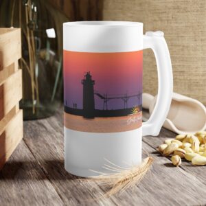 Experience South Haven - Frosted Glass Beer Mug