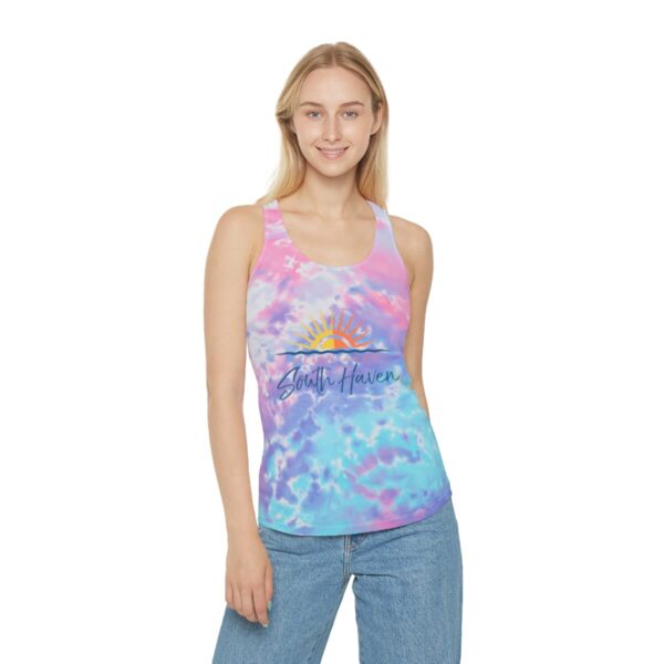 Experience South Haven - Tie Dye Racerback Tank Top - Image 6