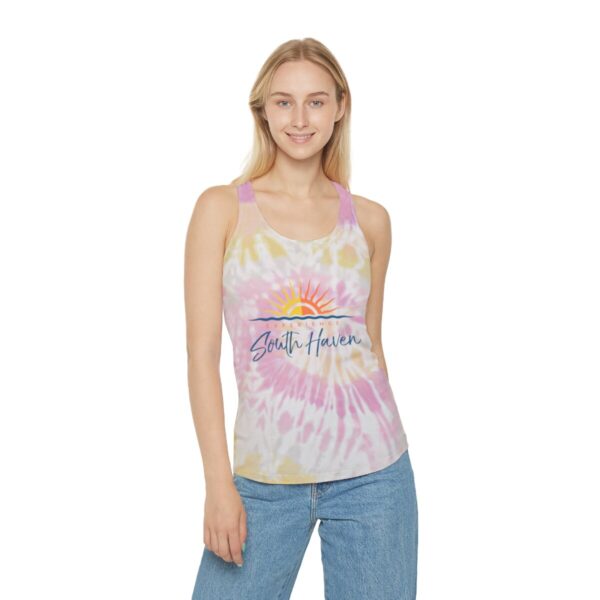 Experience South Haven - Tie Dye Racerback Tank Top - Image 9