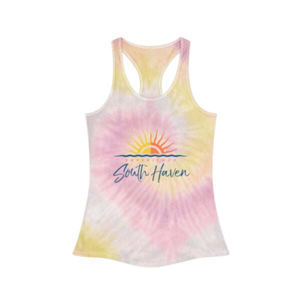 Experience South Haven - Tie Dye Racerback Tank Top - Image 7